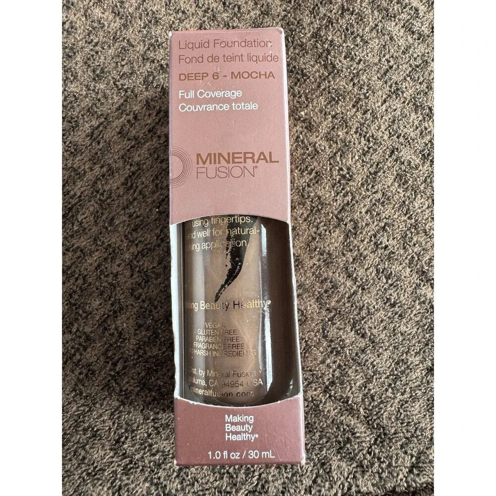 Mineral Fusion Liquid Foundation Full Coverage 1.0oz./30ml New; You Pick!